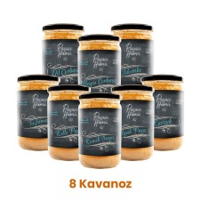 Gurme Lezzetler Paketi 660 ml 8 Kavanoz